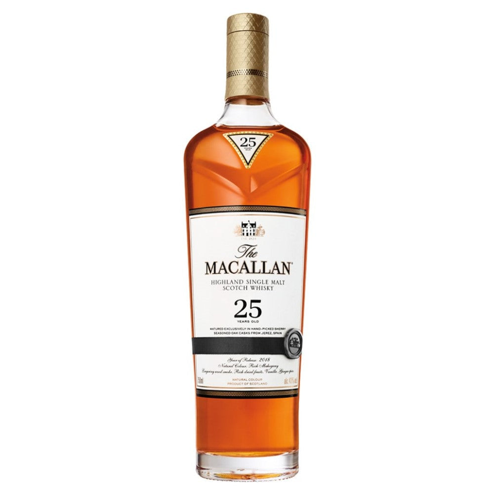 The Macallan Sherry Oak 25 Year Old Single Malt Scotch Whiskey