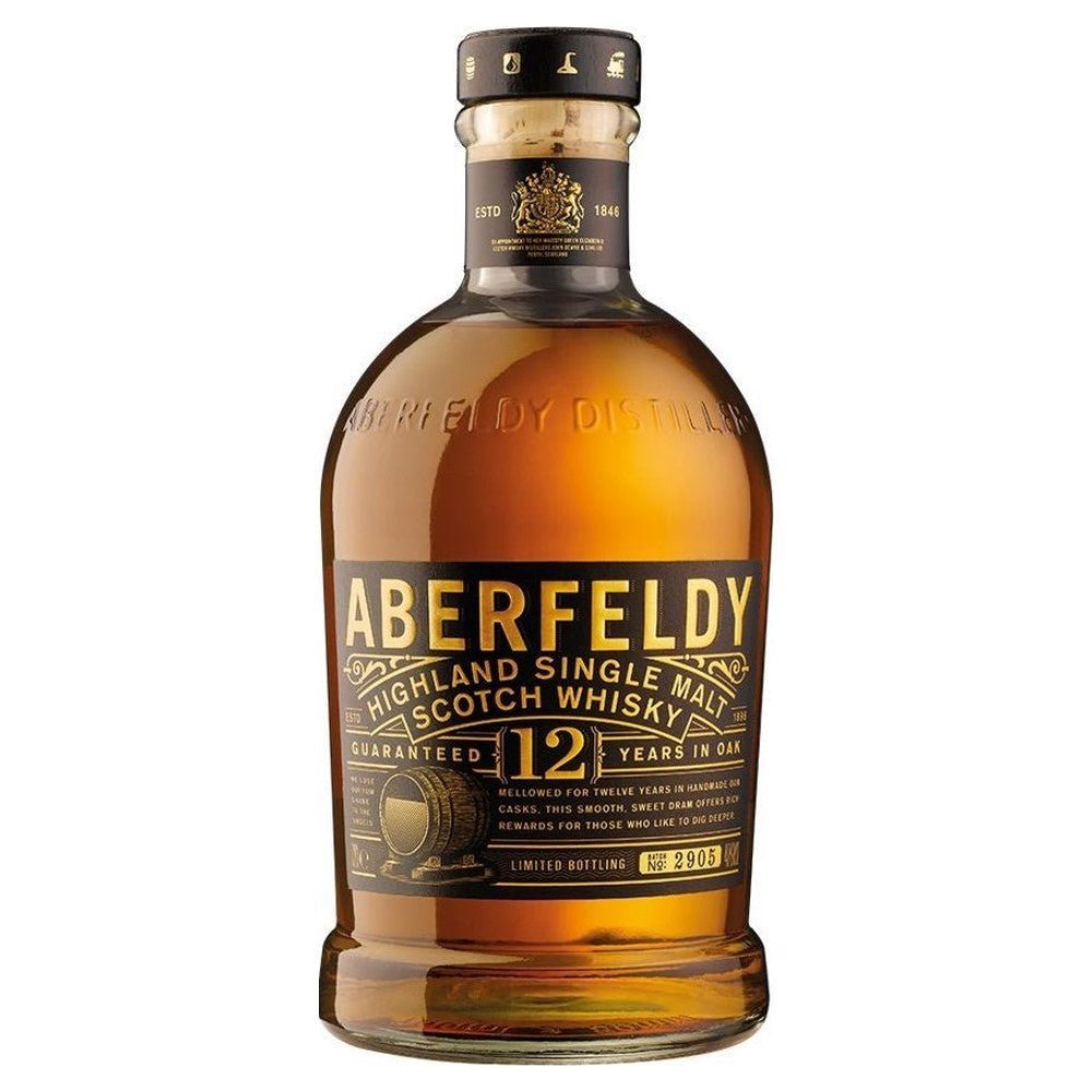 Aberfeldy 12 Year Old Single Malt Scotch Whiskey - Whiskey Mix