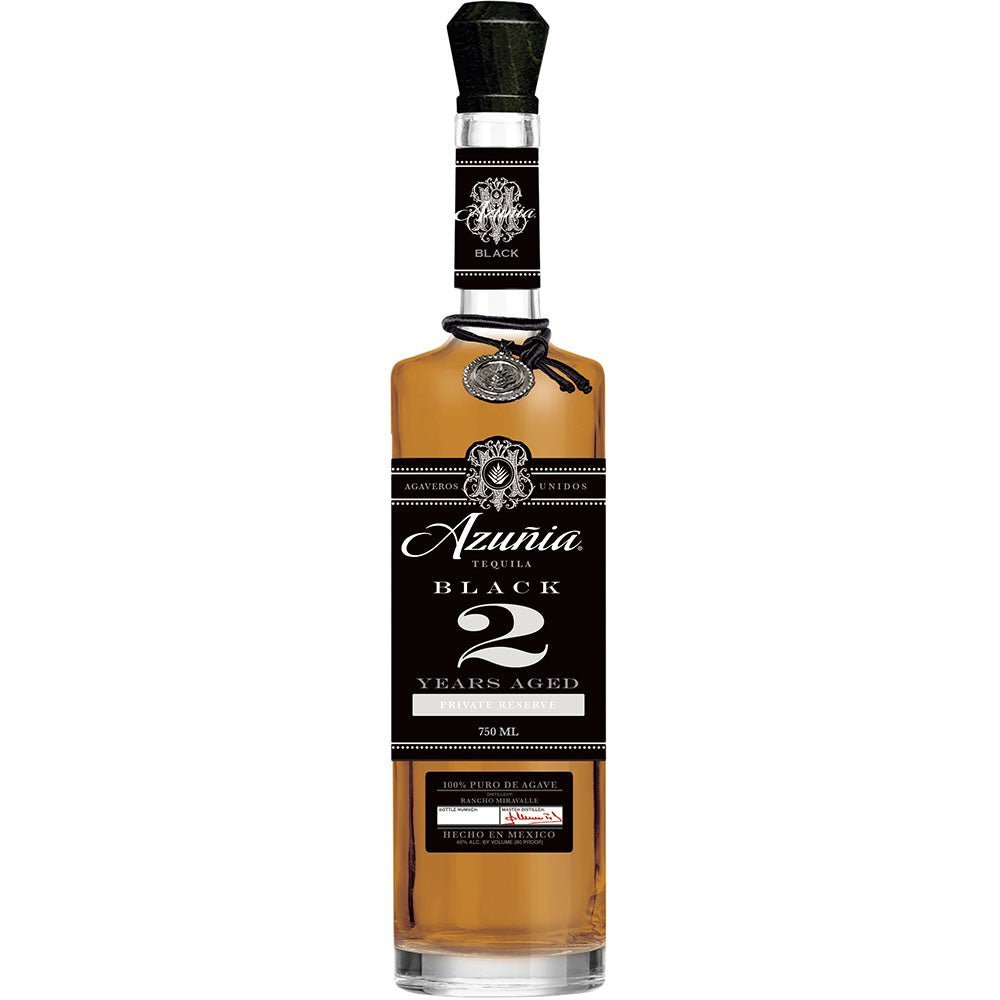 Azunia Black 2 Years, Extra Aged Private Reserve Añejo Tequila - Whiskey Mix