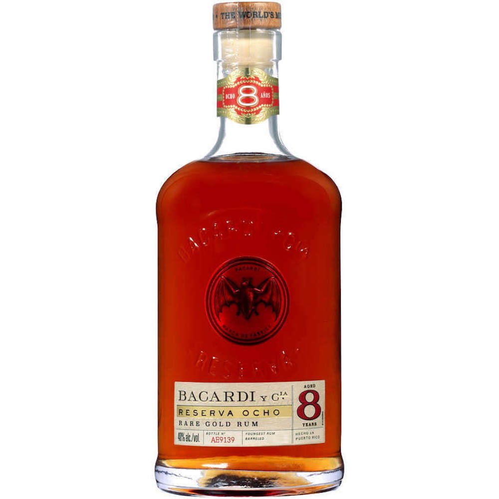 Bacardi Reserva Ocho 8 Year Rare Gold Rum - Whiskey Mix