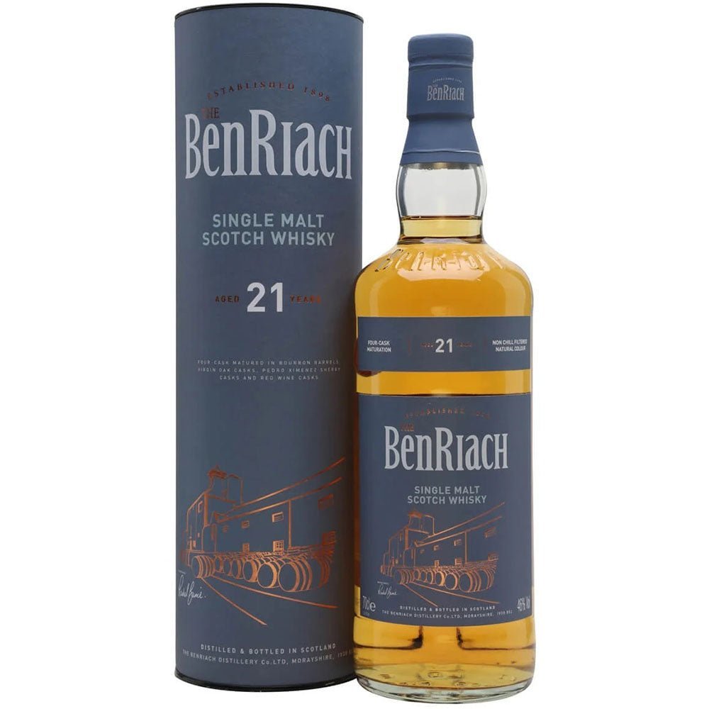 Benriach 21 Year Single Malt Scotch Whiskey - Whiskey Mix