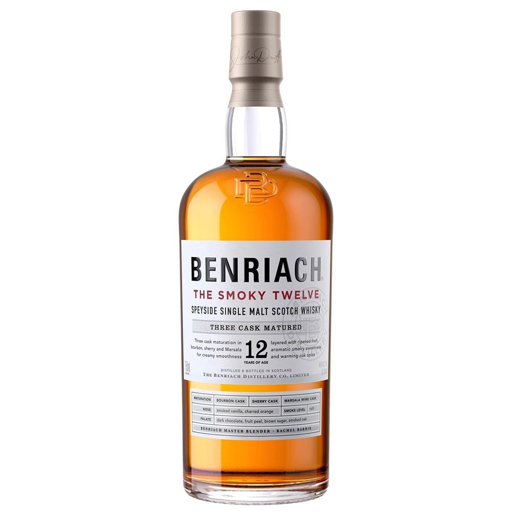 Benriach The Smoky 12 Year Twelve Speyside Single Malt Whiskey - Whiskey Mix