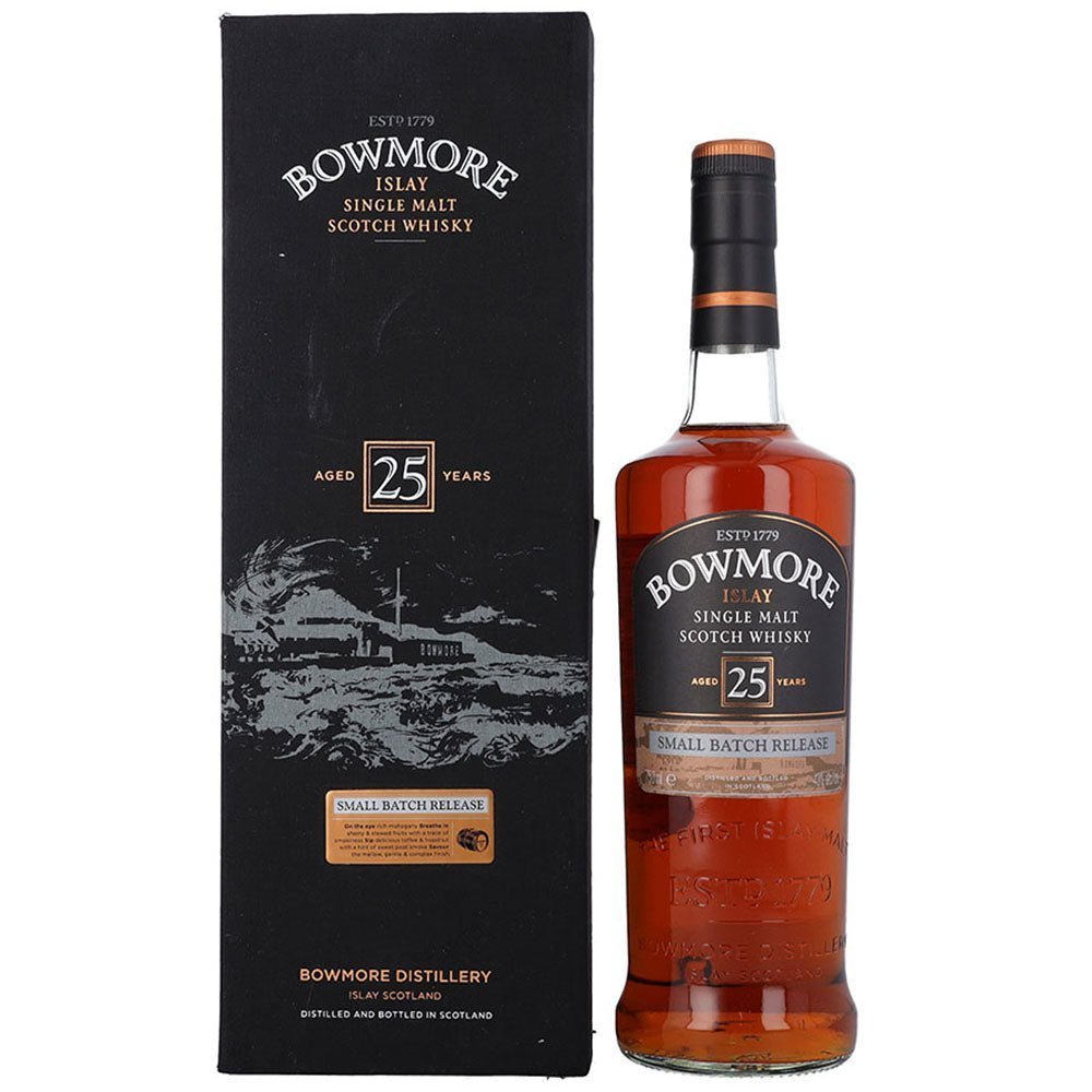Bowmore 25 Year Islay Single Malt Scotch Whisky - Whiskey Mix