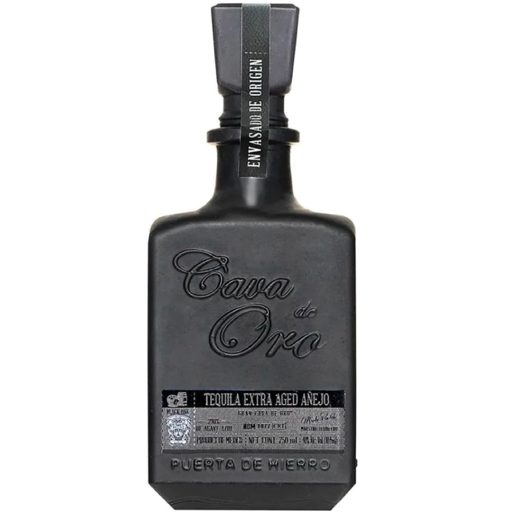 Cava De Oro Extra Anejo Black Tequila