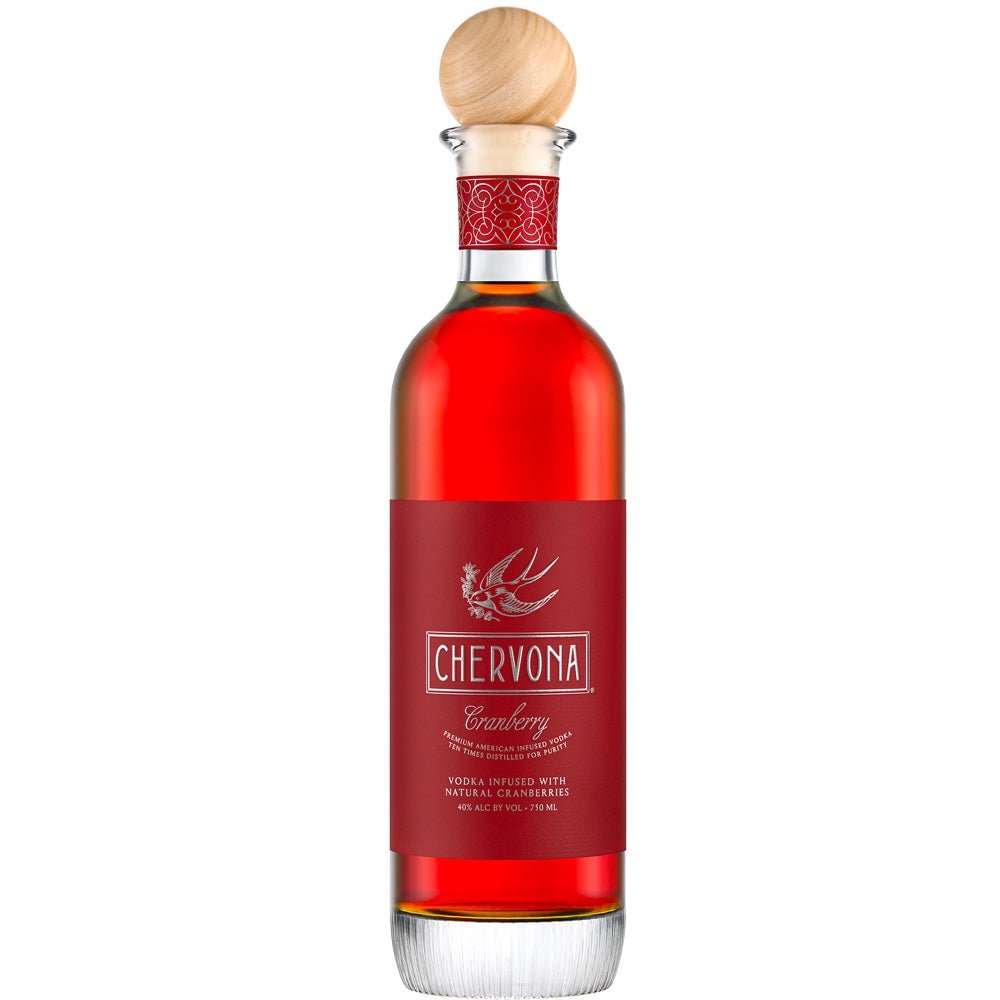 Chervona Cranberry Infused Premium American Vodka - Whiskey Mix