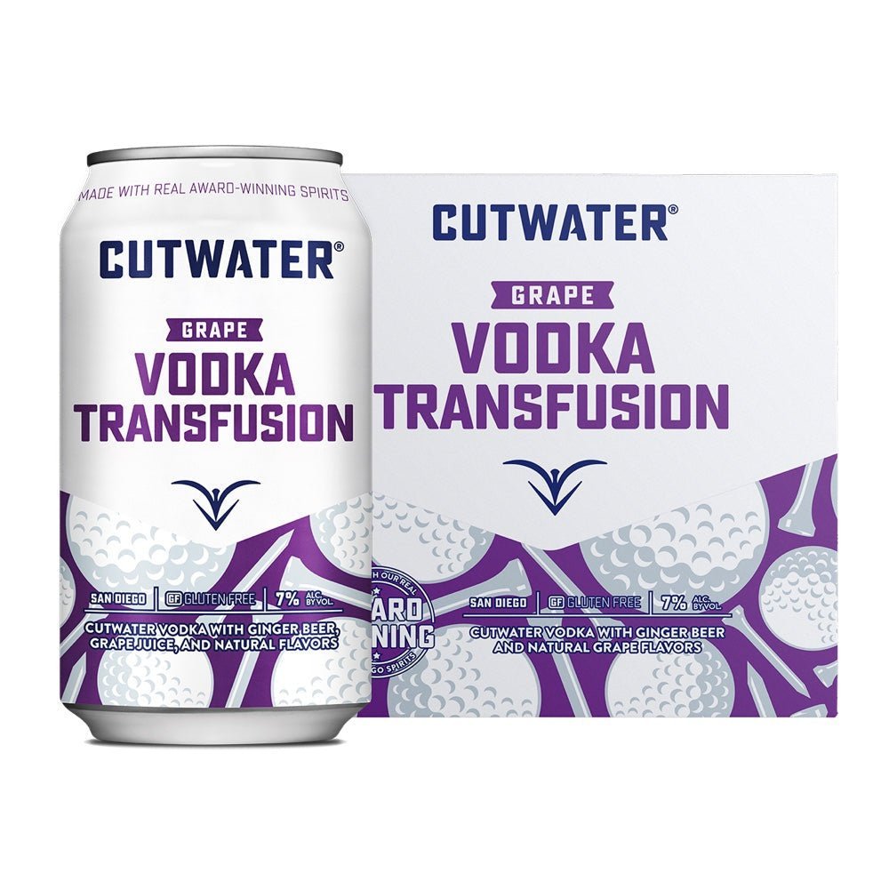 Cutwater Grape Transfusion Cocktail 4pk - Whiskey Mix