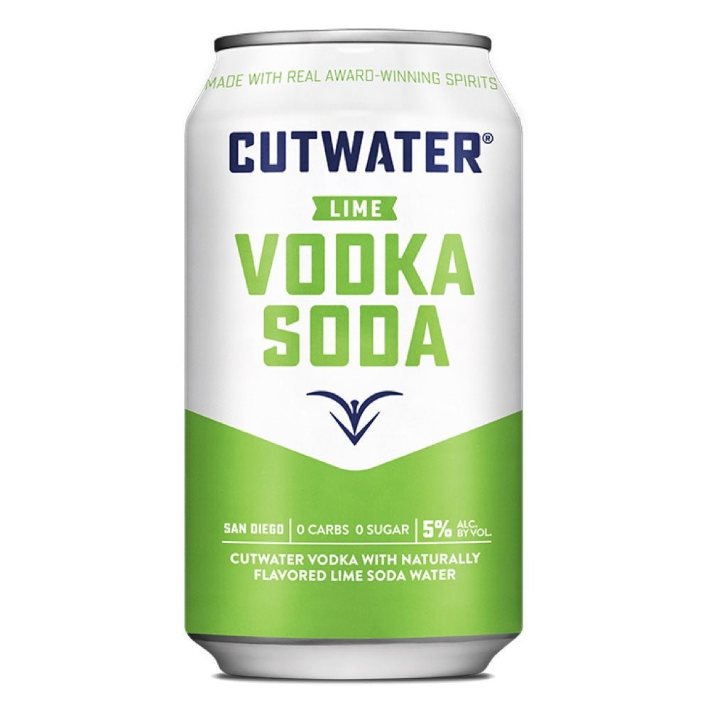 Cutwater Lime Vodka Soda Cocktail 4pk - Whiskey Mix