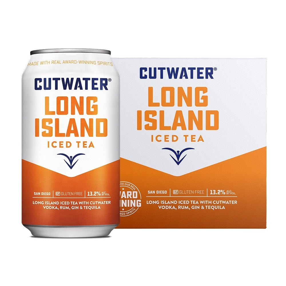Cutwater Long Island Iced Tea Cocktail 4pk - Whiskey Mix