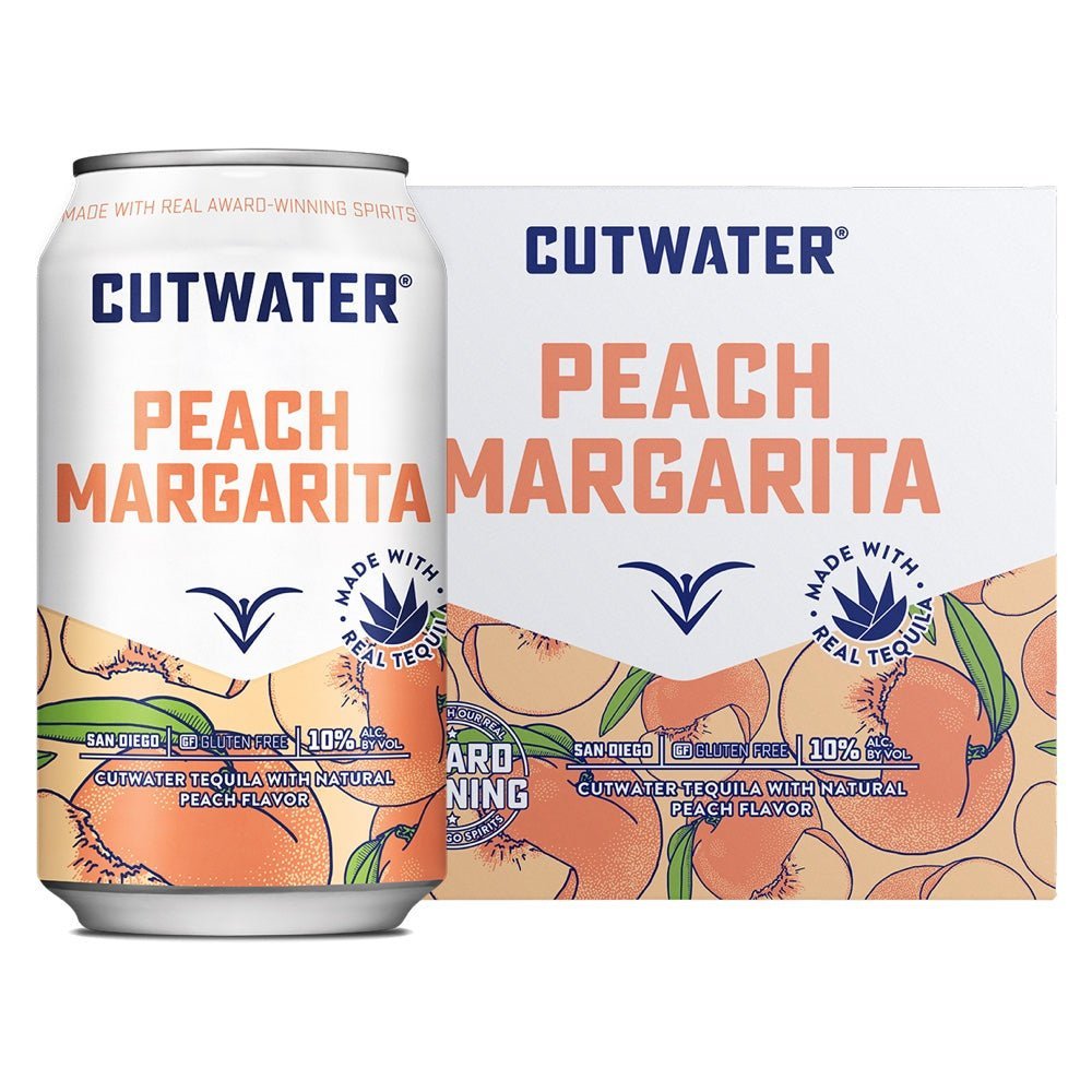 Cutwater Peach Margarita Cocktail 4pk - Whiskey Mix