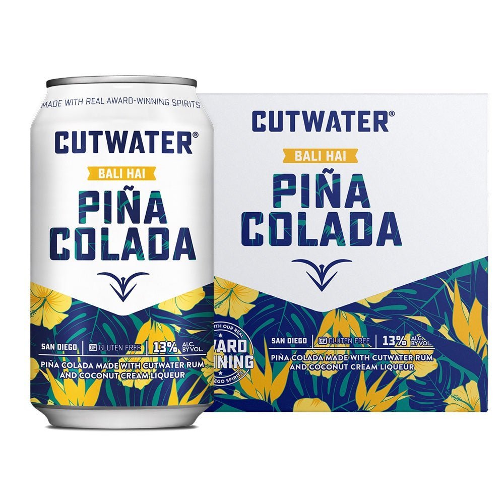 Cutwater Pina Colada Cocktail 4pk - Whiskey Mix
