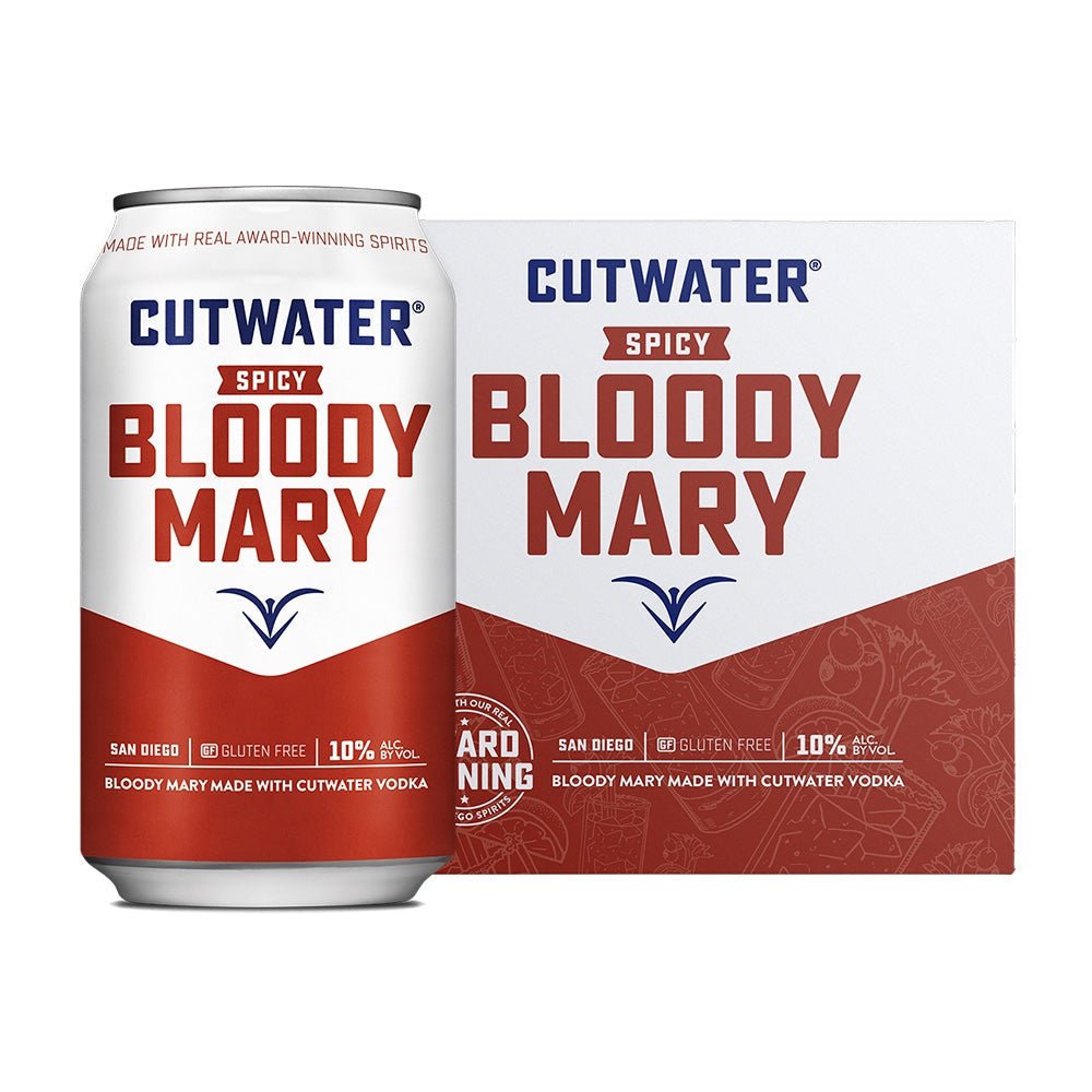 Cutwater Spicy Bloody Mary Cocktail 4pk - Whiskey Mix