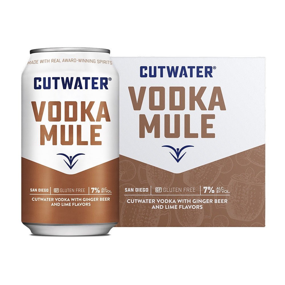 Cutwater Vodka Mule Cocktail 4pk - Whiskey Mix