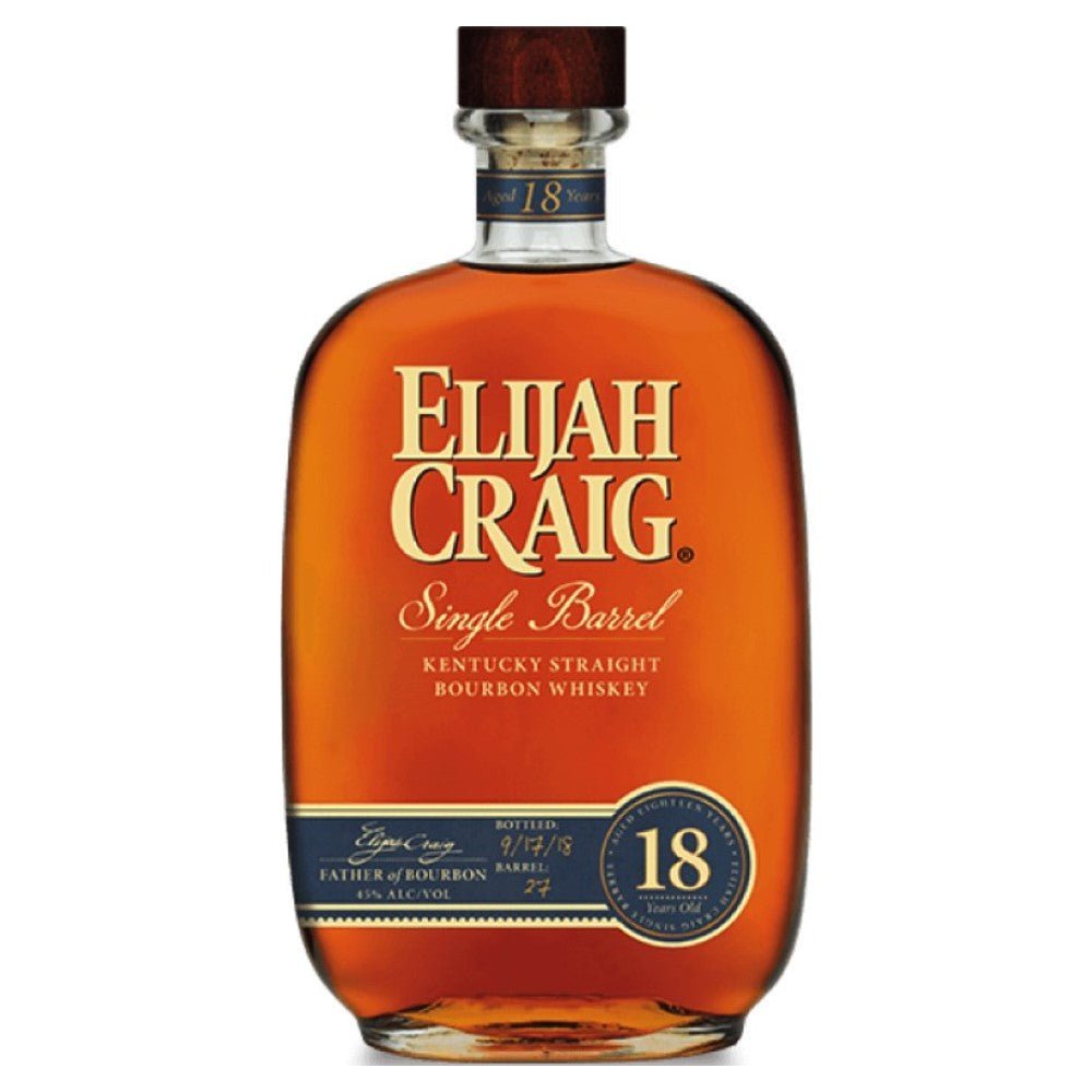 Elijah Craig 18 Year Old Single Barrel Kentucky Straight Bourbon Whiskey - Whiskey Mix