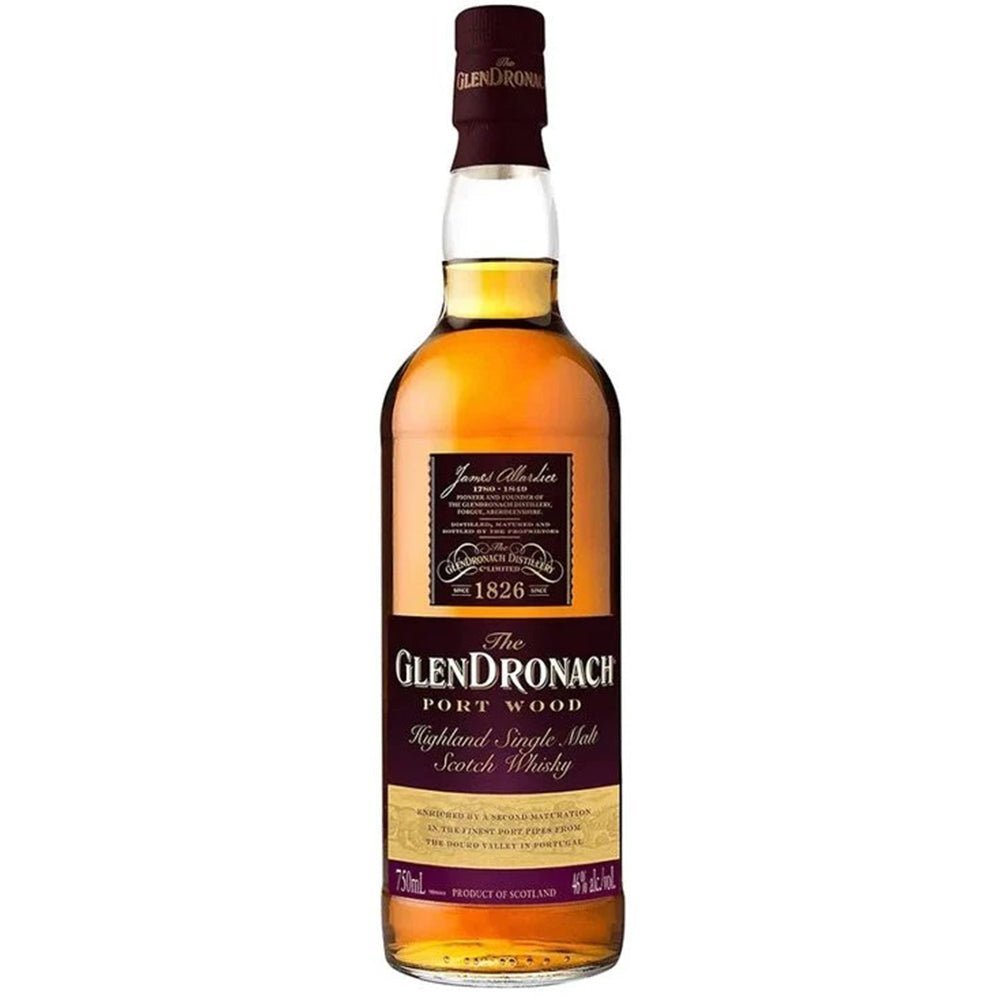 Glendronach Portwood Finish Single Malt Scotch Whiskey - Whiskey Mix