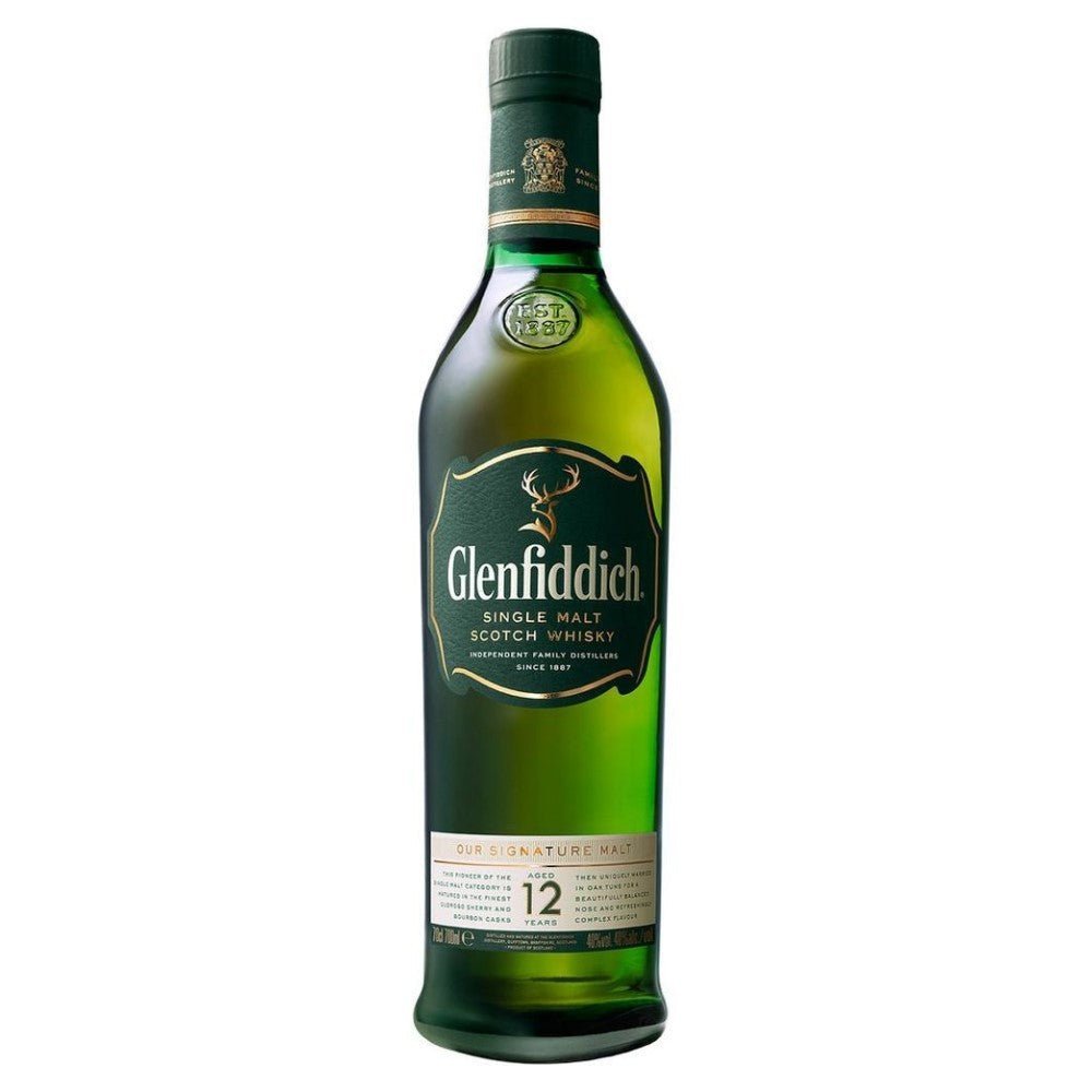 Glenfiddich 12 Year Old Single Malt Scotch Whiskey - Whiskey Mix