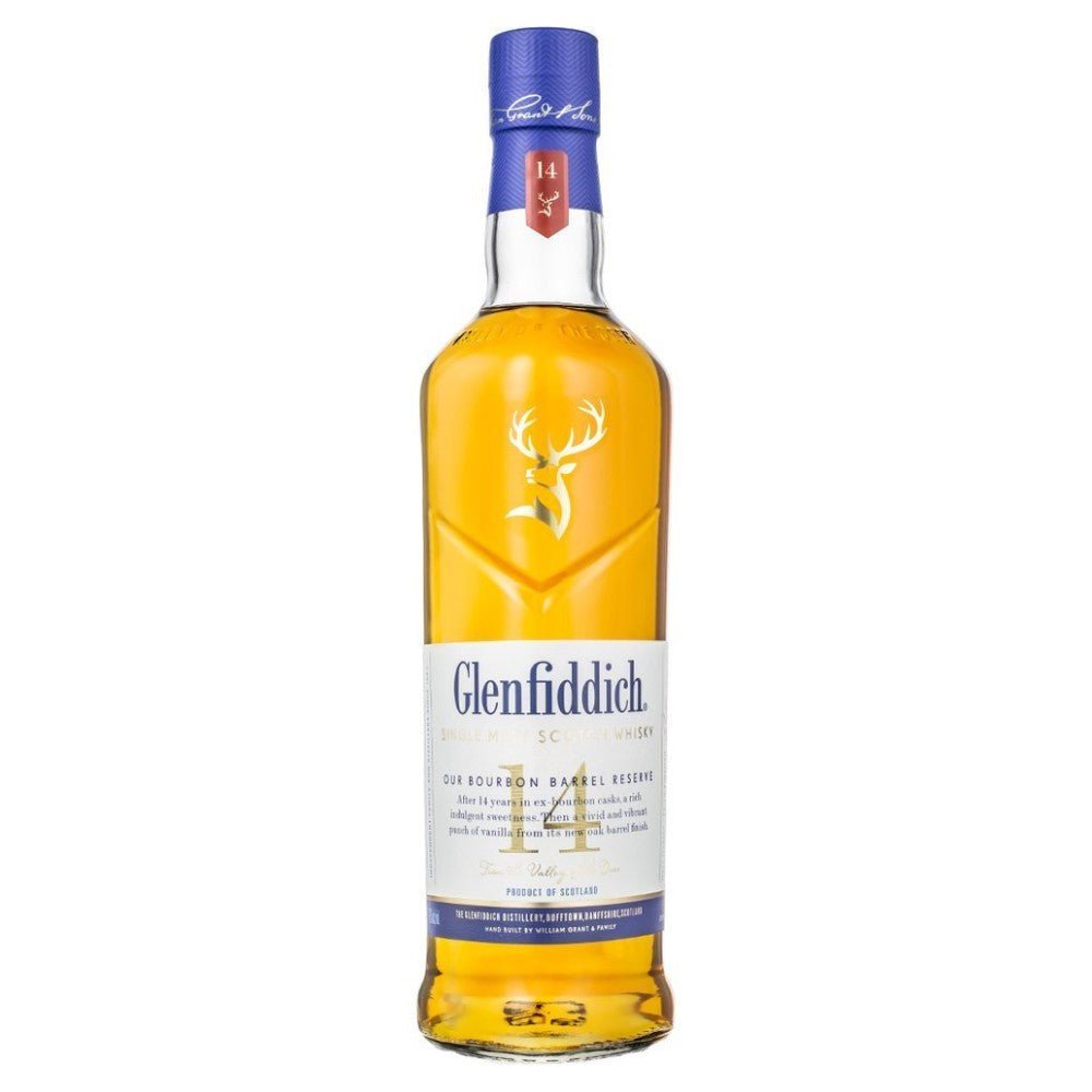 Glenfiddich 14 Year Old Bourbon Barrel Reserve Scotch Whiskey - Whiskey Mix