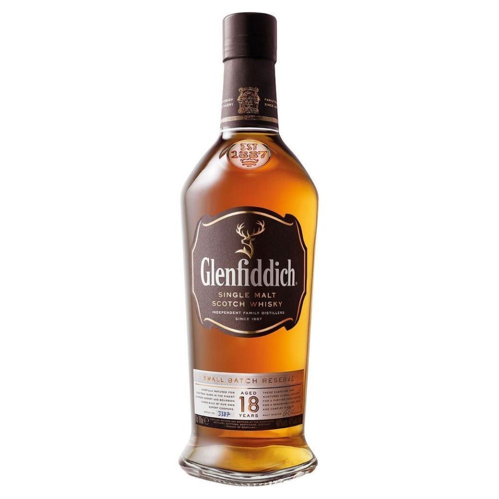 Glenfiddich 18 Year Old Single Malt Scotch Whiskey - Whiskey Mix