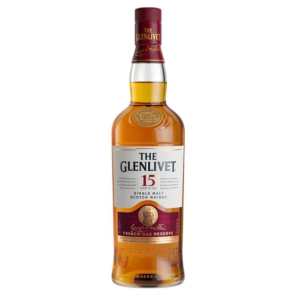 Glenlivet 15 Year Old Single Malt Scotch Whiskey - Whiskey Mix