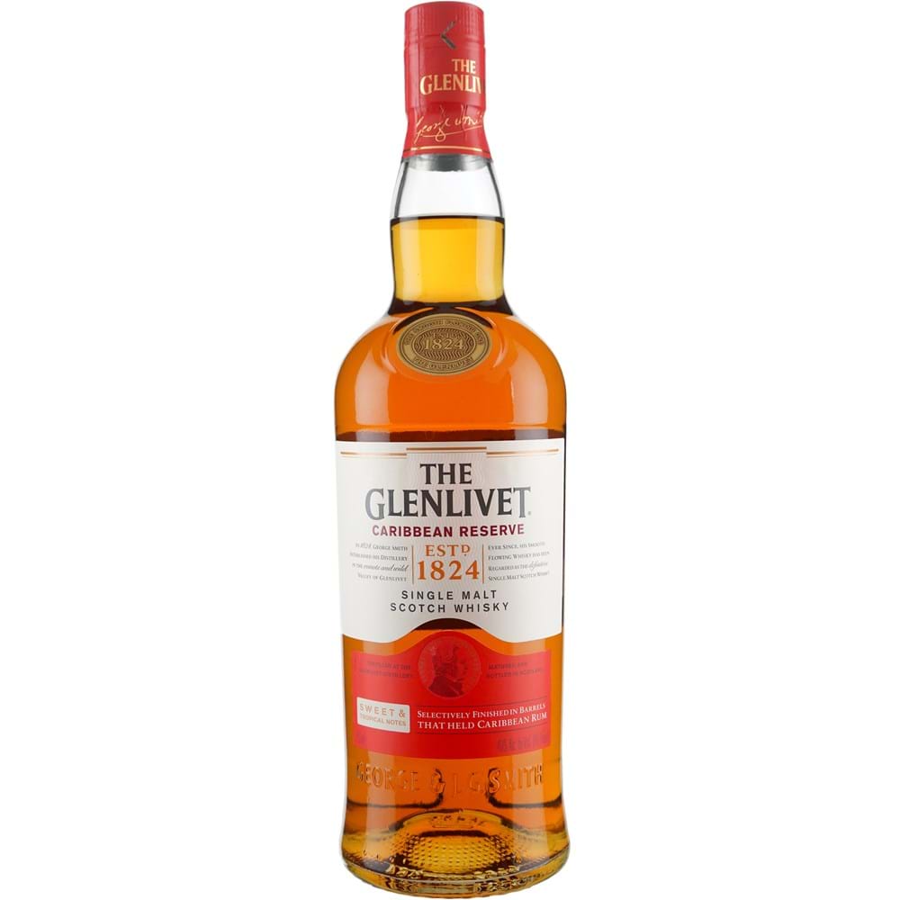 Glenlivet Caribbean Reserve Single Malt Scotch Whisky - Whiskey Mix