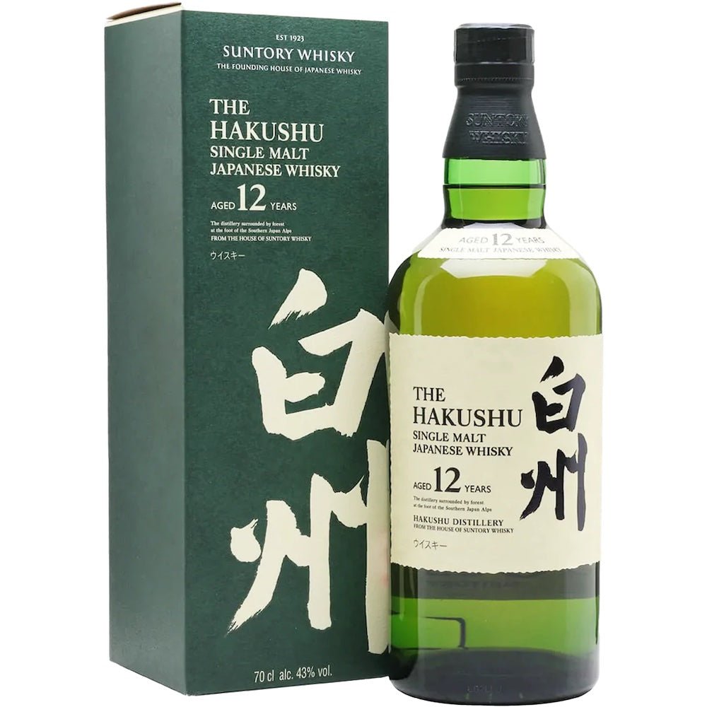 Hakushu 12 Year Single Malt Japanese Whisky - Whiskey Mix
