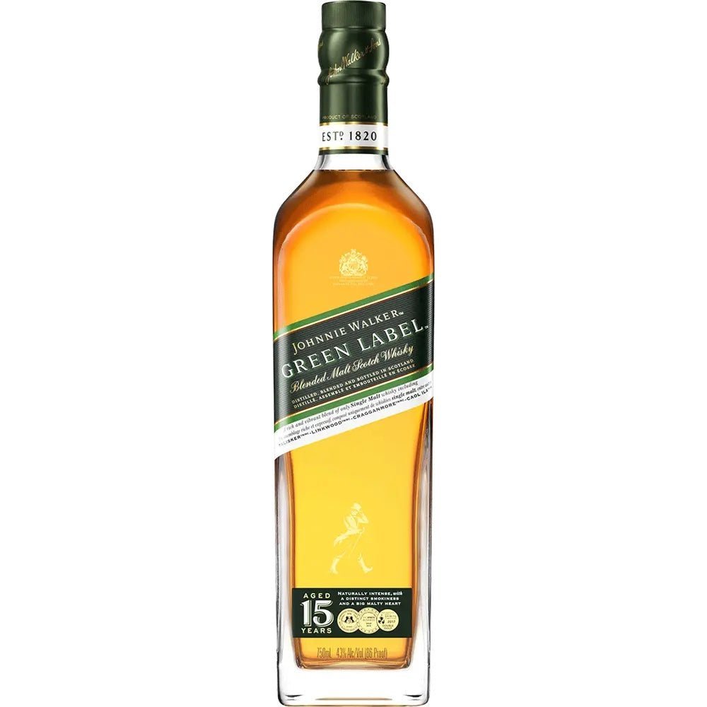 Johnnie Walker Green Label Blended Scotch Whiskey - Whiskey Mix