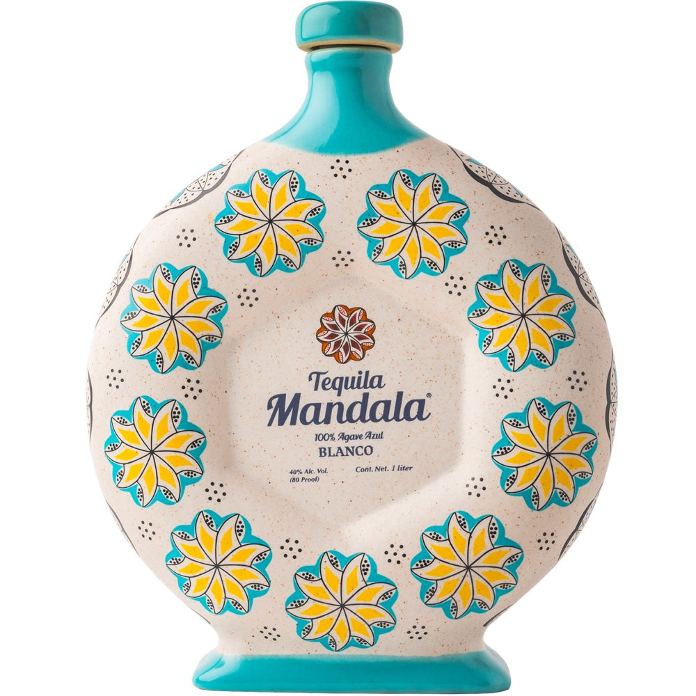 Mandala Blanco Ceramic Bottle Tequila