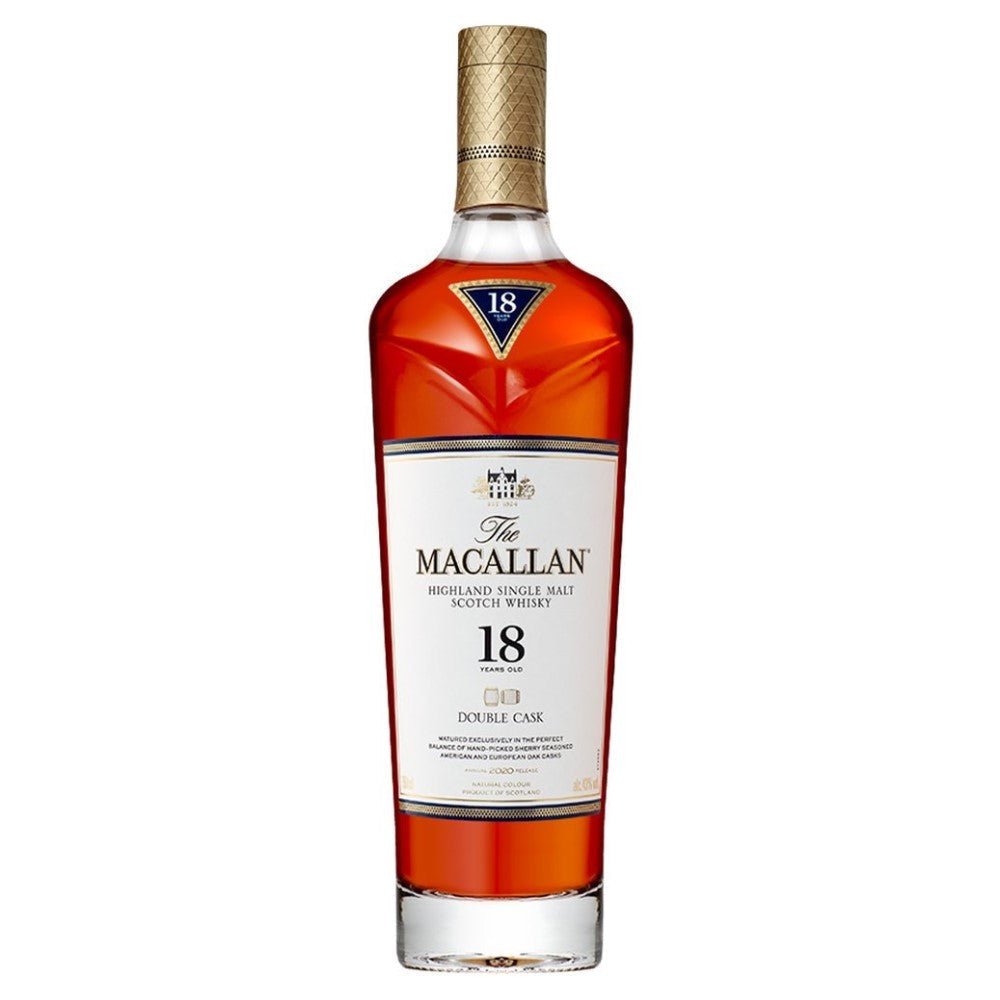 The Macallan Double Cask 18 Year Old Single Malt Scotch - Whiskey Mix