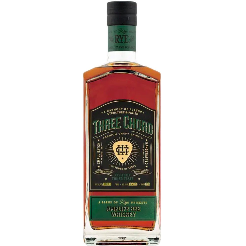 Three Chord Bourbon Amplify Rye Whiskey - Liquor Daze
